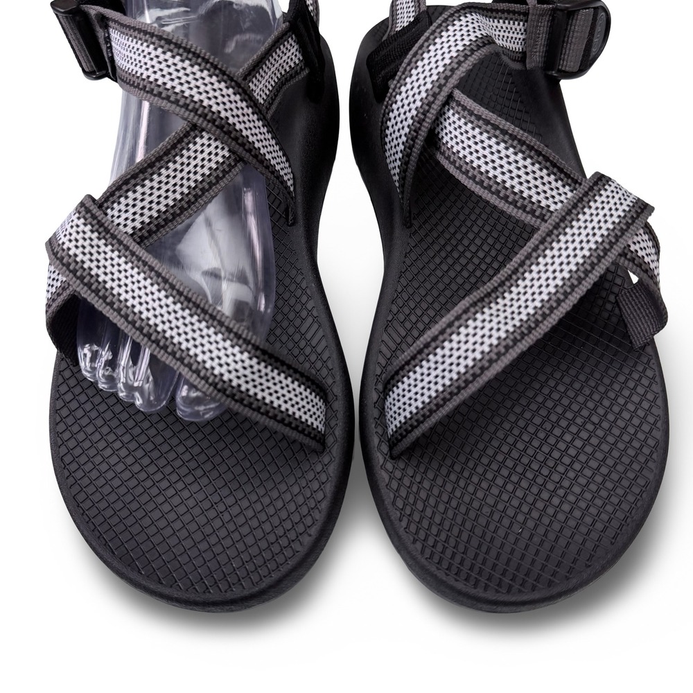 Chaco Z/1 Classic Mens Sandals Black Gray Strappy Hiking Water  J106598 Sz 12